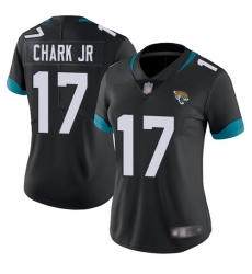 Women Jaguars 17 DJ Chark Jr Black Team Color Stitched Football Vapor Untouchable Limited Jersey