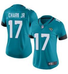 Women Jaguars 17 DJ Chark Jr Teal Green Alternate Stitched Football Vapor Untouchable Limited Jersey