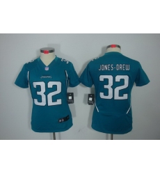 Women Nike Jacksonville Jaguars 32# Maurice Jones-Drew Green Color[NIKE LIMITED Jersey]