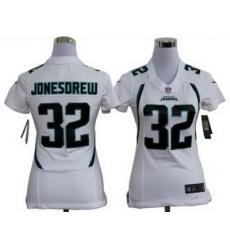Women Nike Jacksonville Jaguars 32# Maurice Jones-Drew White Nike NFL Jerseys