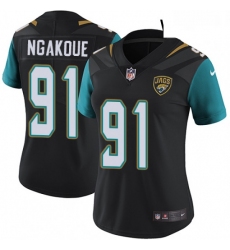 Womens Nike Jacksonville Jaguars 91 Yannick Ngakoue Black Alternate Vapor Untouchable Limited Player NFL Jersey