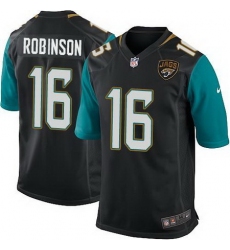 Nike Jaguars #16 Denard Robinson Black Alternate Youth Stitched NFL Elite Jersey