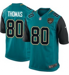 Nike Jaguars #80 Julius Thomas Teal Green Team Color Youth Stitched NFL Elite Jersey