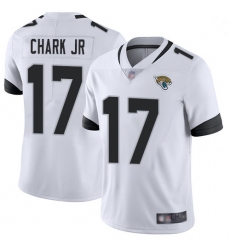 Youth Jaguars 17 DJ Chark Jr White Stitched Football Vapor Untouchable Limited Jersey