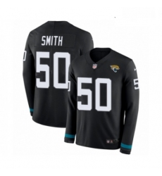 Youth Nike Jacksonville Jaguars 50 Telvin Smith Limited Black Therma Long Sleeve NFL Jersey