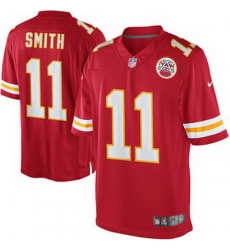 Alex Smith Kansas City Chiefs Nike Team Color Limited Jersey Red