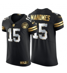 Kansas City Chiefs 15 Patrick Mahomes Men Nike Black Edition Vapor Untouchable Elite NFL Jersey