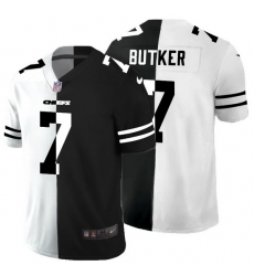 Kansas City Chiefs 7 Harrison Butker Men Black V White Peace Split Nike Vapor Untouchable Limited NFL Jersey