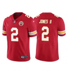 Men Kansas City Chiefs 2 Ronald Jones II Red Vapor Untouchable Limited Stitched Football jersey