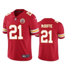 Men Kansas City Chiefs 21 Trent McDuffie Red Vapor Untouchable Limited Stitched Football Jersey