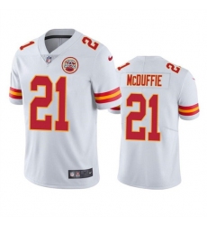 Men Kansas City Chiefs 21 Trent McDuffie White Vapor Untouchable Limited Stitched Football Jersey