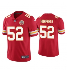 Men Kansas City Chiefs 52 Creed Humphrey Vapor Limited Red Jersey