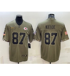 Men Kansas City Chiefs 87 Travis Kelce Limited Stitched Football Jersey