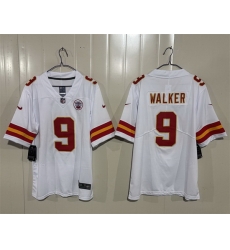 Men Kansas City Chiefs  9 Kenneth Walker III White 2026 Vapor Untouchable Limited Stitched Football Jersey