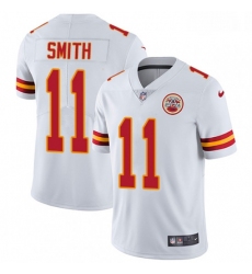 Men Nike Kansas City Chiefs 11 Alex Smith White Vapor Untouchable Limited Player NFL Jersey