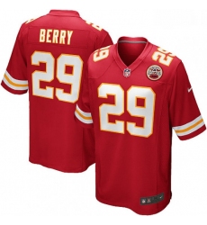 Men Nike Kansas City Chiefs 29 Eric Berry Game Red Team Color NFL Jersey