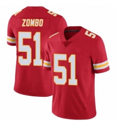 Men Nike Kansas City Chiefs #51 Frank Zombo Red Vapor Untouchable Limited Player NFL Jersey