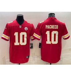 Mens Kansas City Chiefs #10 Isaih Pacheco Nike Red Vapor Untouchable Limited Player Jersey