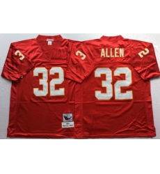 Mitchell And Ness Chiefs #32 marcus allen red Throwback Stitched NFL Jersey