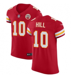 Nike Chiefs #10 Tyreek Hill Red Team Color Mens Stitched NFL Vapor Untouchable Elite Jersey
