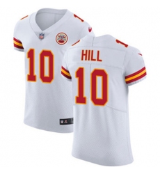 Nike Chiefs #10 Tyreek Hill White Mens Stitched NFL Vapor Untouchable Elite Jersey