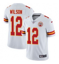 Nike Chiefs #12 Albert Wilson White Mens Stitched NFL Vapor Untouchable Limited Jersey