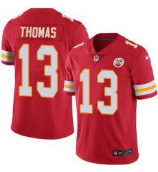 Nike Chiefs #13 De 27Anthony Thomas Red Mens Stitched NFL Limited Rush Jersey