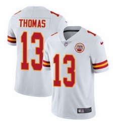 Nike Chiefs #13 De 27Anthony Thomas White Mens Stitched NFL Vapor Untouchable Limited Jersey