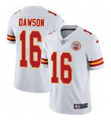 Nike Chiefs #16 Len Dawson White Mens Stitched NFL Vapor Untouchable Limited Jersey