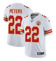 Nike Chiefs #22 Marcus Peters White Mens Stitched NFL Vapor Untouchable Limited Jersey