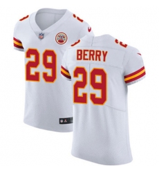 Nike Chiefs #29 Eric Berry White Mens Stitched NFL Vapor Untouchable Elite Jersey