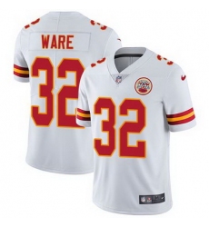 Nike Chiefs #32 Spencer Ware White Mens Stitched NFL Vapor Untouchable Limited Jersey