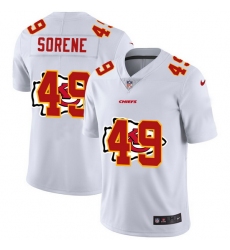 Nike Chiefs 49 Daniel Sorensen White Shadow Logo Limited Jersey