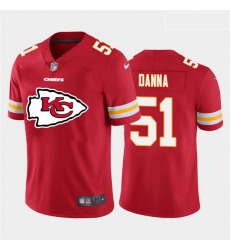 Nike Chiefs 51 Mike Danna Red Team Big Logo Vapor Untouchable Limited Jersey