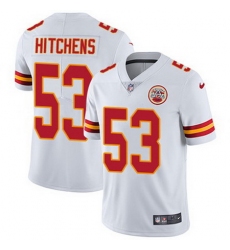 Nike Chiefs #53 Anthony Hitchens White Mens Stitched NFL Vapor Untouchable Limited Jersey
