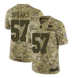Nike Chiefs #57 Breeland Speaks Camo Mens Stitched NFL Limited 2018 Salute To Service Jersey