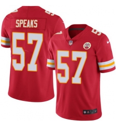 Nike Chiefs #57 Breeland Speaks Red Team Color Mens Stitched NFL Vapor Untouchable Limited Jersey