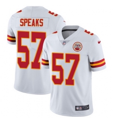 Nike Chiefs #57 Breeland Speaks White Mens Stitched NFL Vapor Untouchable Limited Jersey