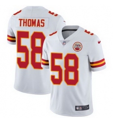 Nike Chiefs #58 Derrick Thomas White Mens Stitched NFL Vapor Untouchable Limited Jersey
