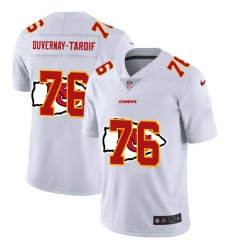 Nike Chiefs 76 Laurent Duvernay Tardif White Shadow Logo Limited Jersey