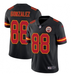 Nike Chiefs #88 Tony Gonzalez Black Mens Stitched NFL Limited Rush Jersey