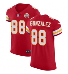 Nike Chiefs #88 Tony Gonzalez Red Team Color Mens Stitched NFL Vapor Untouchable Elite Jersey