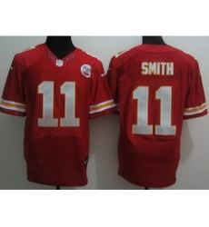 Nike Kansas City Chiefs 11 Alex Smith Red Elite NFL Jersey