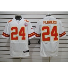 Nike Kansas City Chiefs 24 Brandon Flowers White Eilte NFL Jersey