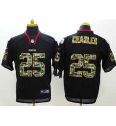 Nike Kansas City Chiefs 25 Jamaal Charles Black Elite Camo Fashion NFL Jersey