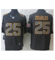 Nike Kansas City Chiefs 25 Jamaal Charles Black Limited Impact NFL Jersey