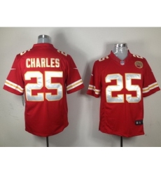 Nike Kansas City Chiefs 25 Jamaal Charles Red LIMITED NFL Jersey