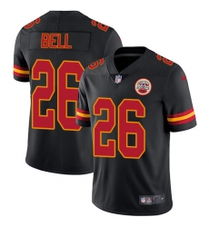 Nike Kansas City Chiefs 26 Le 27Veon Bell Black Men Stitched NFL Limited Rush Jersey
