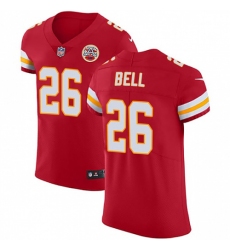 Nike Kansas City Chiefs 26 Le 27Veon Bell Red Team Color Men Stitched NFL Vapor Untouchable Elite Jersey