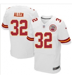 Nike Kansas City Chiefs #32 Marcus Allen White Men 27s Stitched NFL Elite Jersey